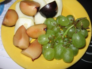 Frühstück mit Obst Frühstück mit Obst