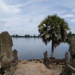 Tag 21 - Kambodscha - ein künstlicher See im Tempelkomplex von Angkor